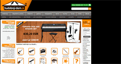 Desktop Screenshot of hudobny-dom.sk
